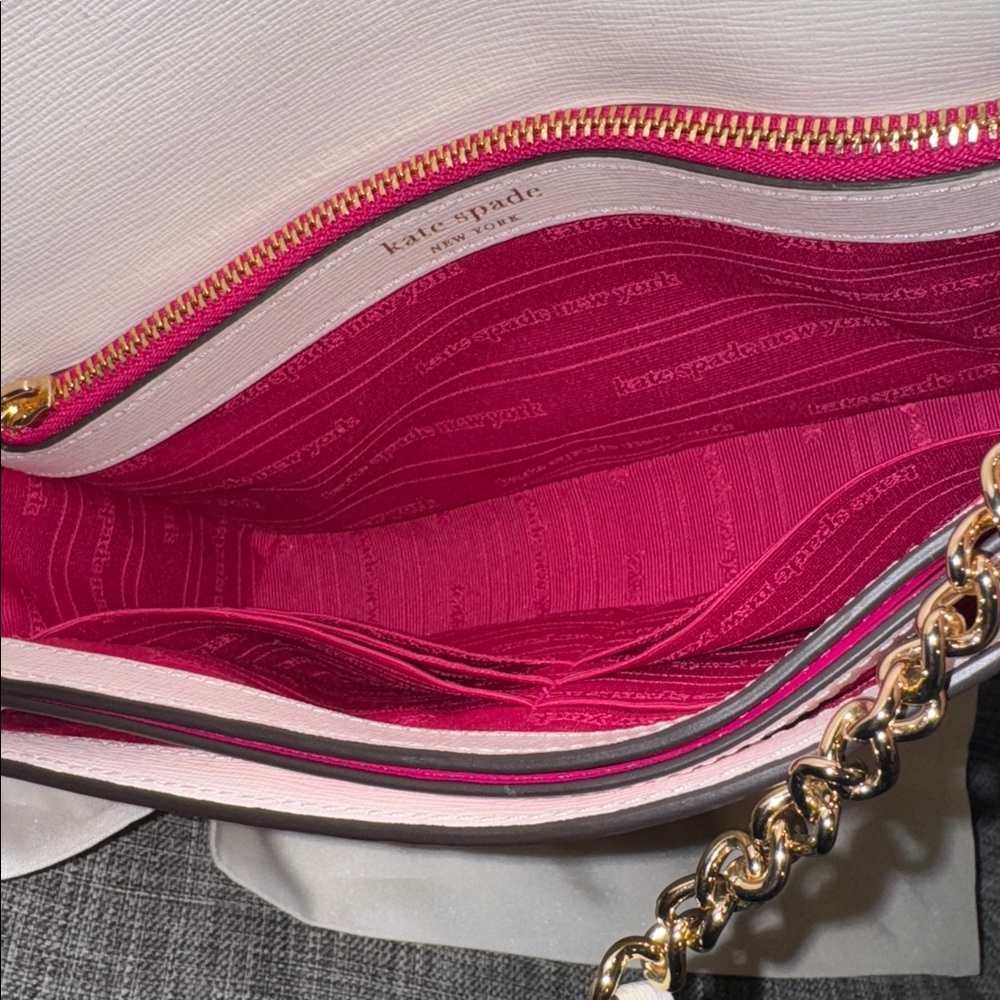 Kate Spade Bag Morgan Pink Pineapple Crossbody - Picture 13 of 17